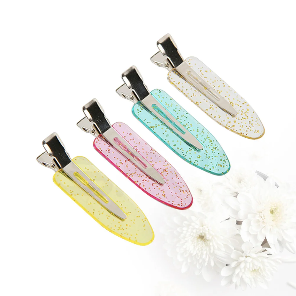 

4 PCS Hair Pin Delicate Hairpin Bobby Stylish Pearlescent Fashion Bang Lip Clip Famale Miss