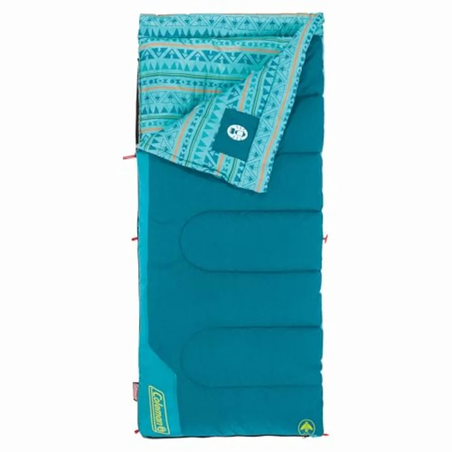

50 ° Спальный мешок F Sleeping Bag – удобный молодежный спальный мешок для ночевок и кемпинга, подходит для роста до 152 см, с дизайном, светящимся в темноте, компактный.