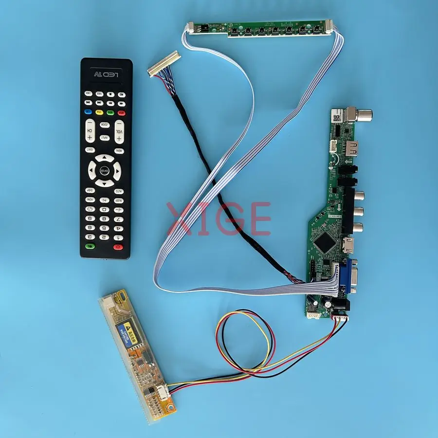

For CLAA141WB02 CLAA141WB05 CLAA141WB03 M141NWW1 Matrix Drive Board DIY Kit 1-CCFL 1280x800 1280*800 LVDS 30-Pin HDMI+VGA+AV+USB