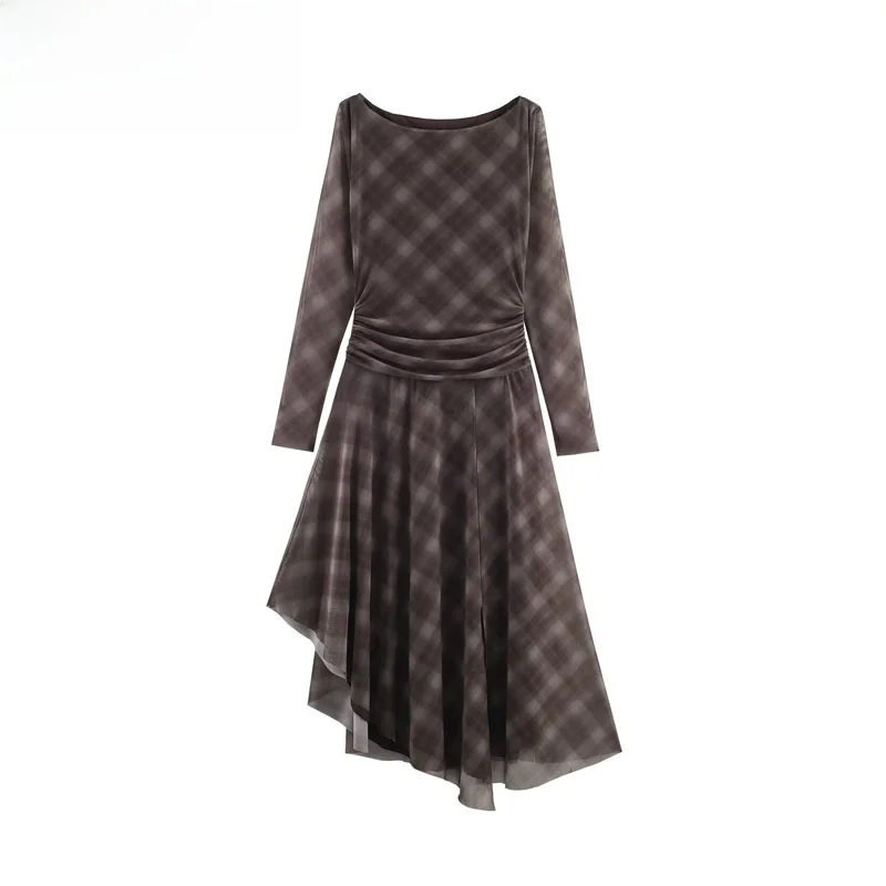 Faionable Plaid Sil… - image