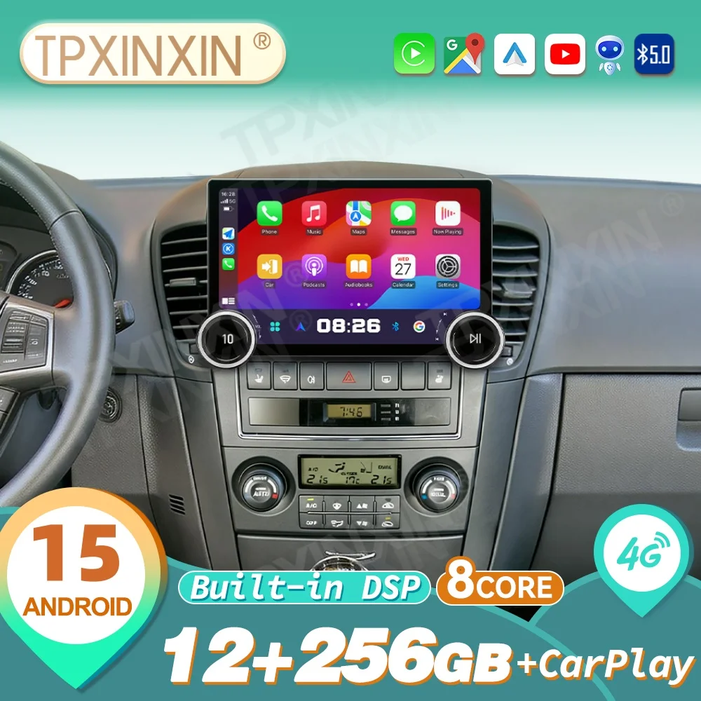 For Kia Sorento 2002~2006 Double Knobs Android Auto Carplay Car Radio Automotive Multimedia Stereo Player GPS Head Unit