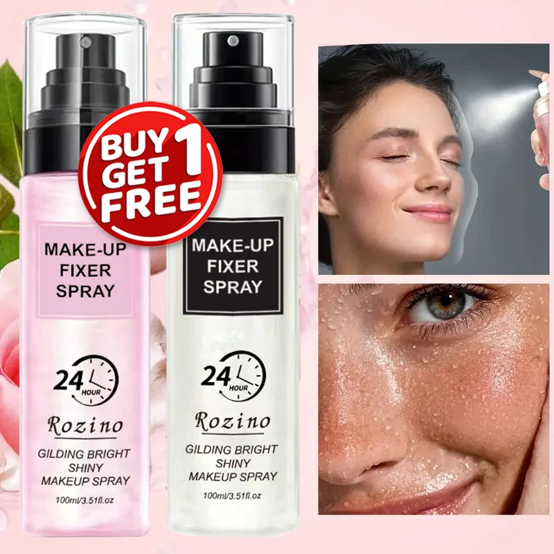 [2-pack] Facial setting spray, forms a protective film within 3 seconds, does not fade easily, suitable for all skin types.