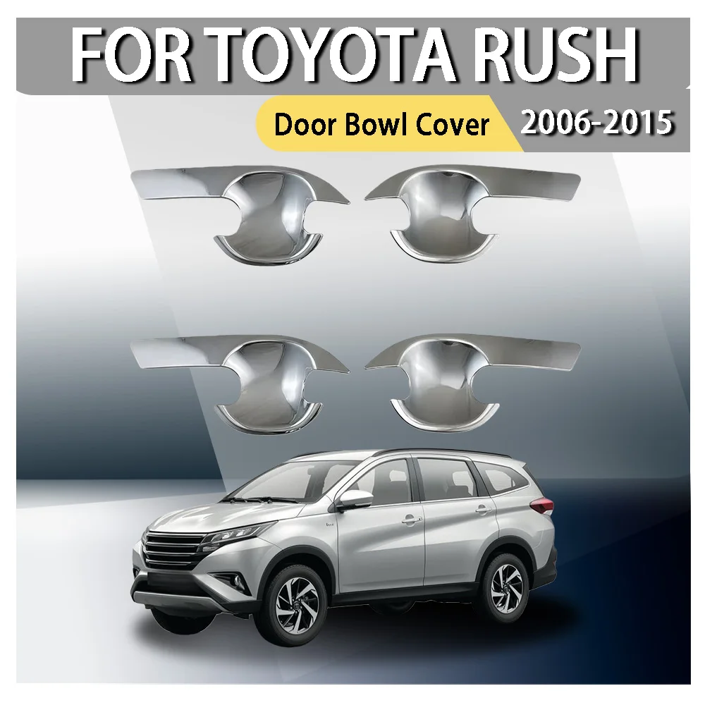 

Car Accessories Exterior Components Door Bowl Cover For Toyota Rush 2019 2020 2021 2022 2023 Decorate Trim Paste Style