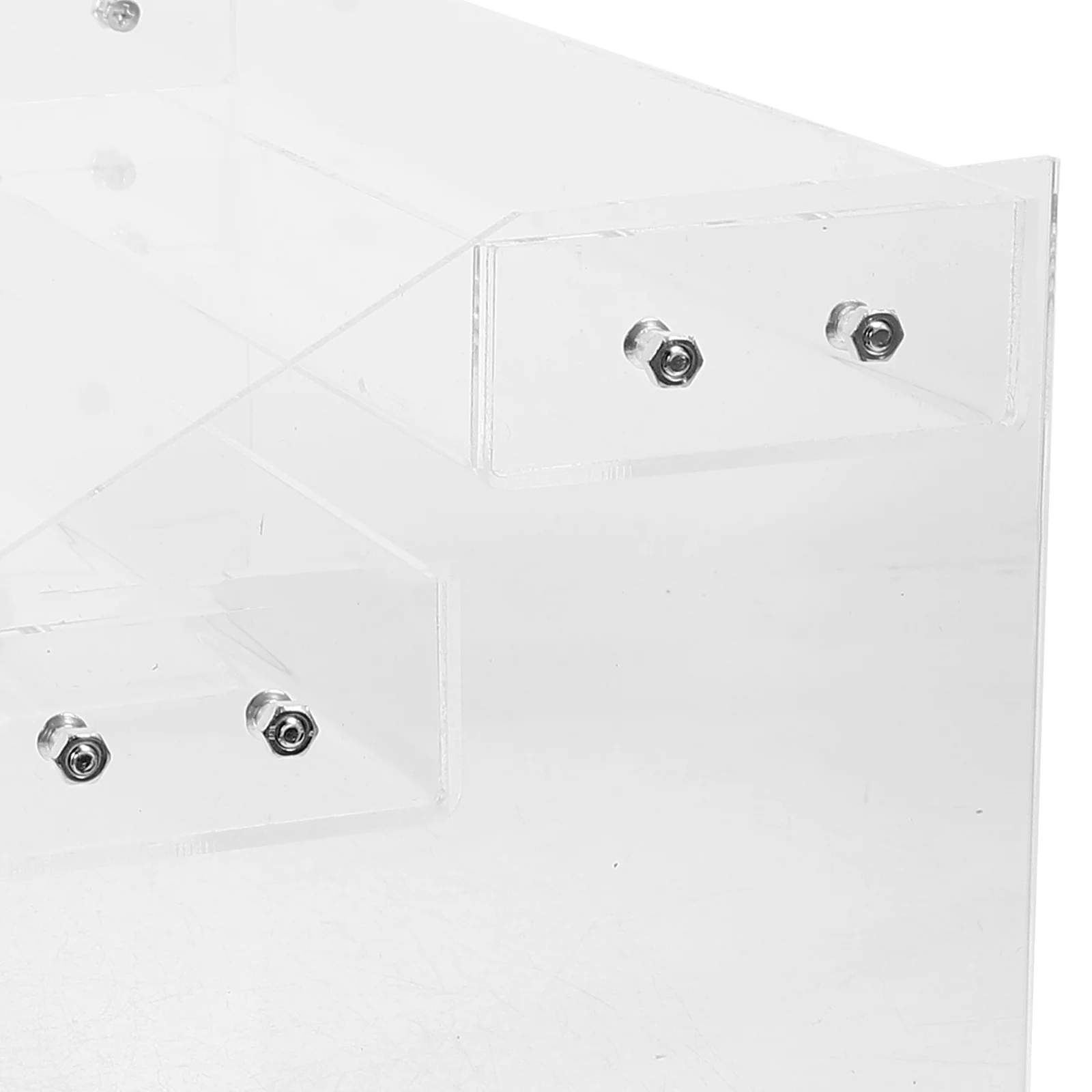 

Retail Display Rack 4-Tiers Multi-Layer Commercial Beverage Display Riser Shelf Snack Drinks Holder Supermarket Storage Rack