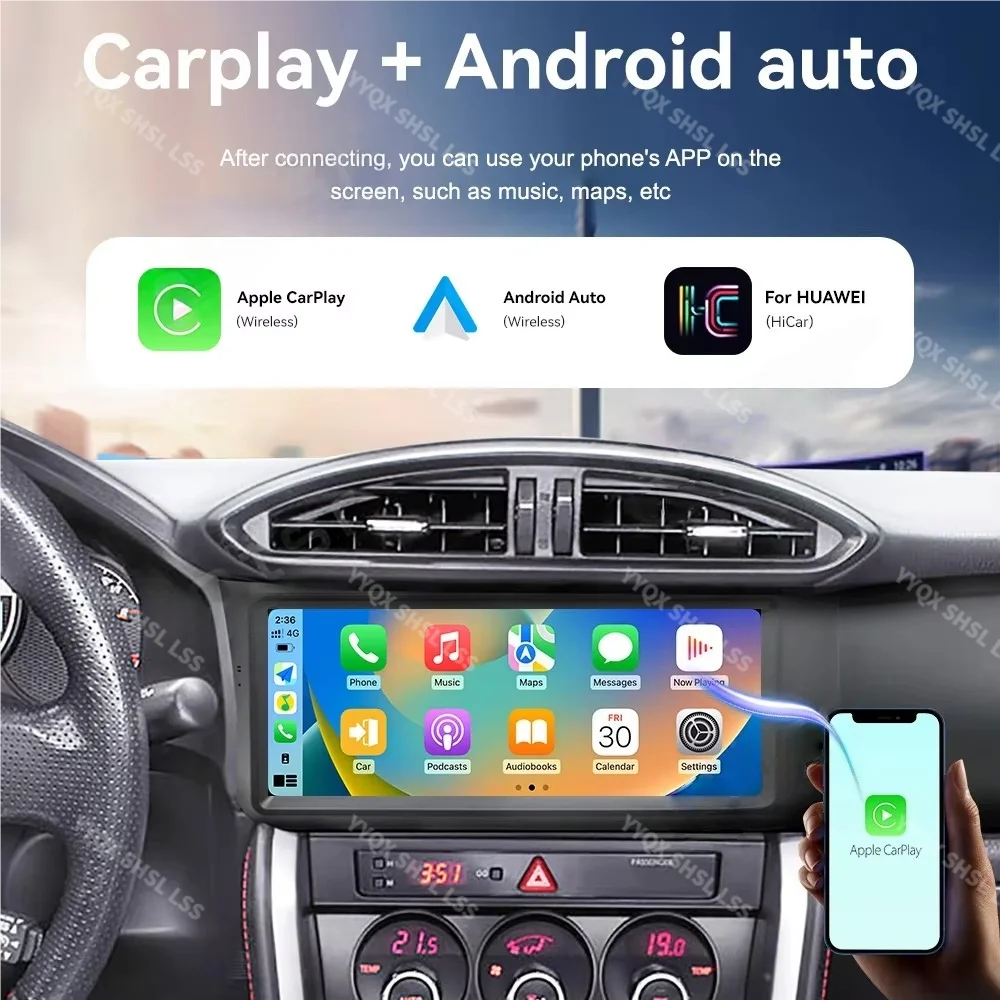 

Android 13 For Subaru BRZ Scion FRS Toyota GT86 GT 86 2012 - 2021 Car Radio Mutimedia Carplay DSP 4G Wifi GPS navigation