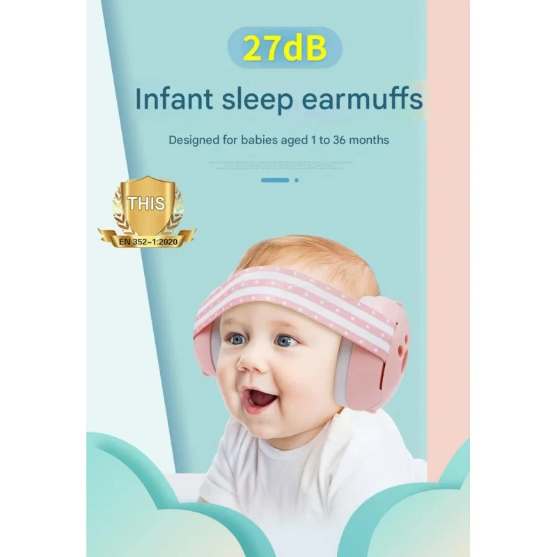 النوم إلغاء الضوضاء الطفل الأذن يفشل حماية الطفل عقال نمط الحد من الضوضاء الأذن يغطي للأطفال