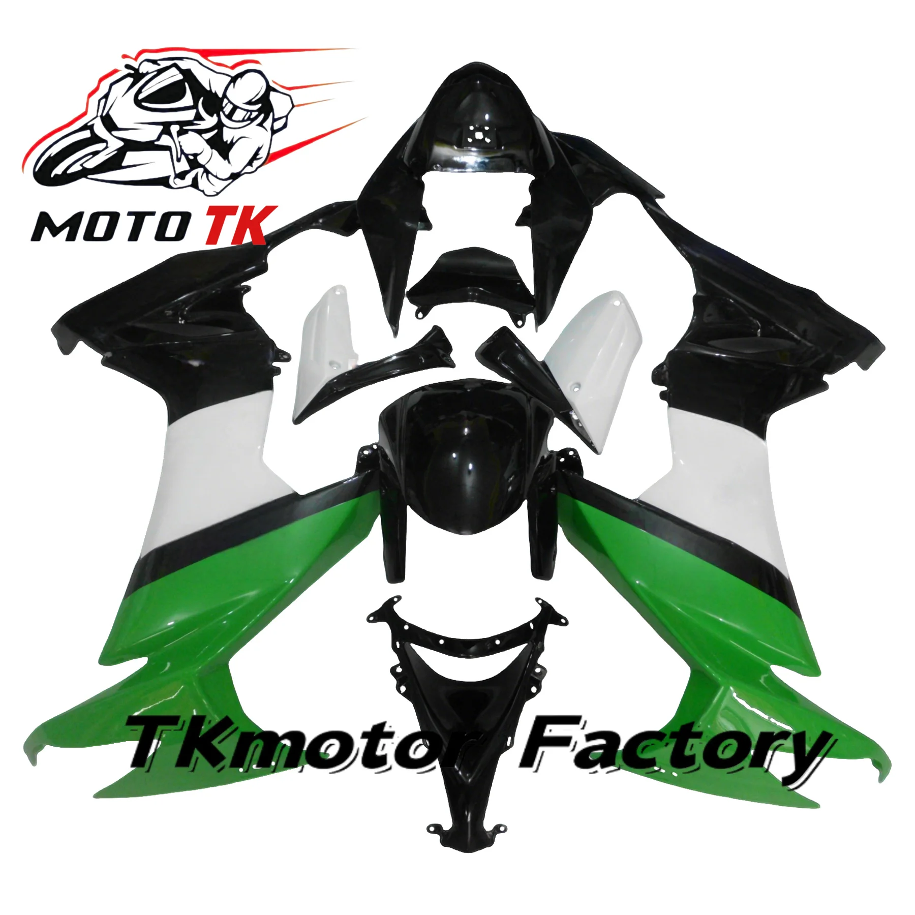 

New ABS Whole Motorcycle Fairings Kit Fit for Kawasaki Ninja ZX-10R ZX10R ZX-10 2008 2009 2010 08 09 10 Bodywork set Custom