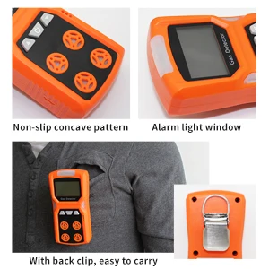 Analizzatore Aikesi Adks-4 Rilevatore multigas portatile quattro in uno Personalizzazione rilevamento gas combustibile portatile Co H2s O2