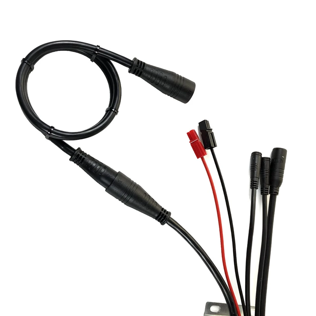 Cable de extensión de Motor de cubo de rueda de 9 pines, conector hembra a macho para accesorios de bicicleta eléctrica, 60cm, 1 unidad