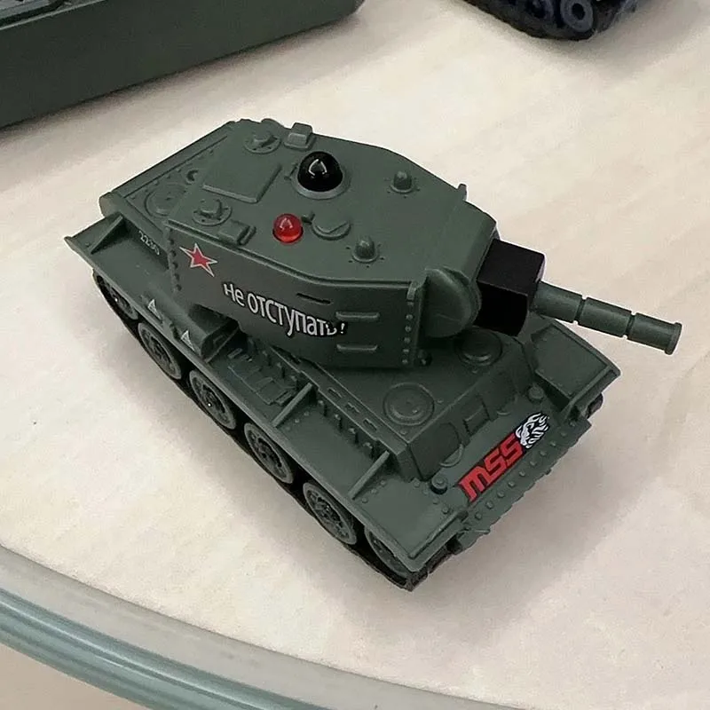 รถบังคับวิทยุ 1:64 2.4G รถถังบังคับขนาดเล็ก ของเล่นจำลองการต่อสู้ด้วยอินฟราเรด ของขวัญสำหรับเด็กผู้ชาย