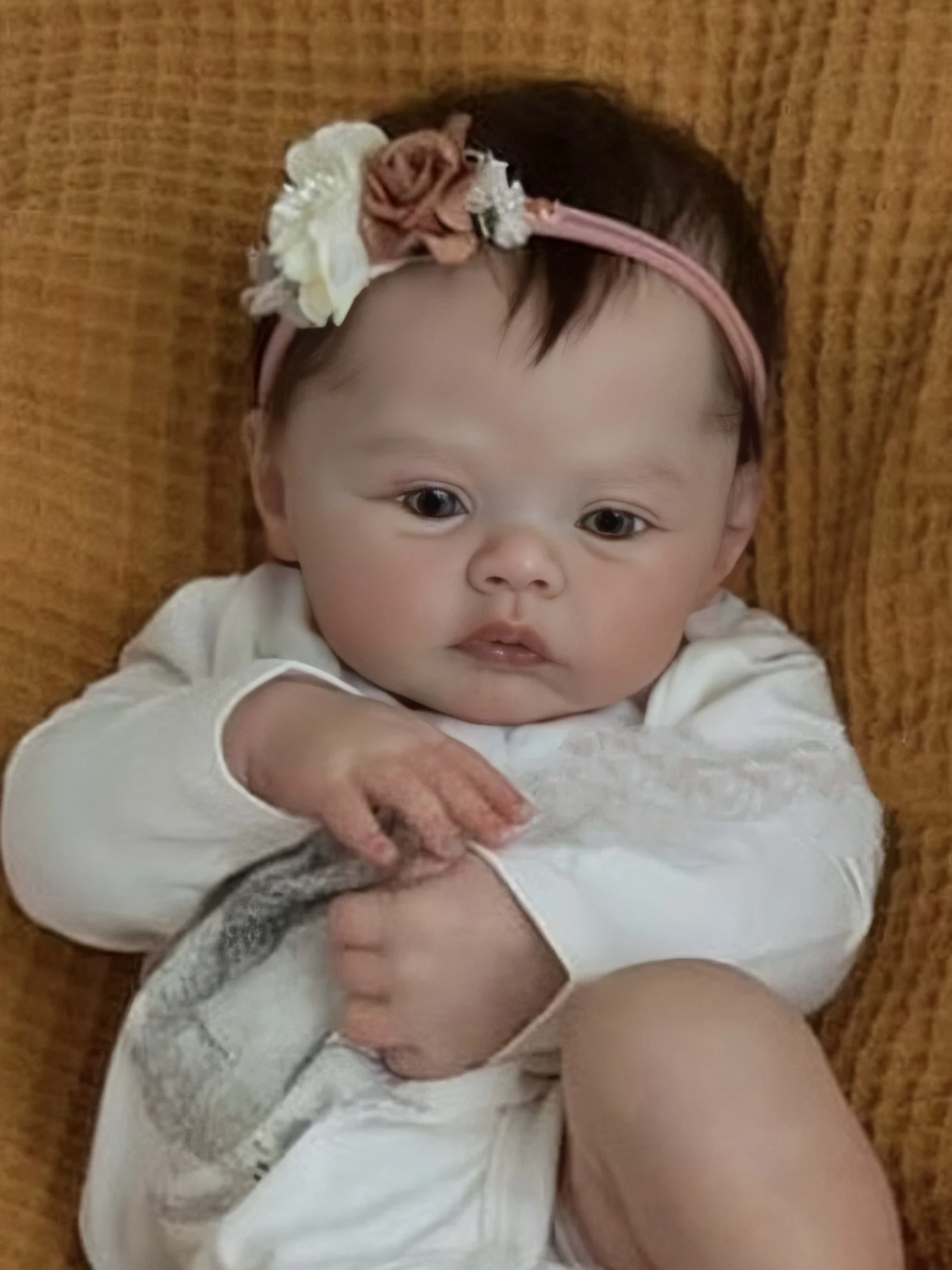 Cokela 19inch/48cm realistic sleeping baby dolls life size silicone baby reborn dolls silicone newborn baby