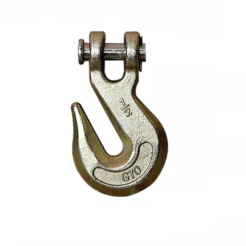 

1/4" Clevis Grab Hook with Safety Latch,Zinc-Plated Clevis Slip Hook with Latch Grade 70