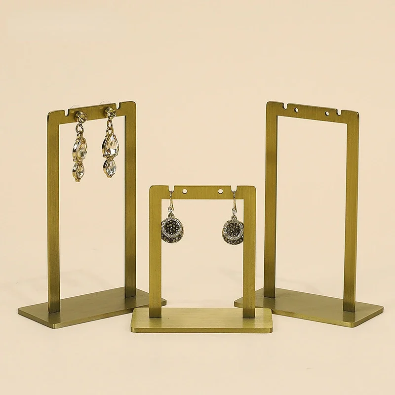 

Earring display Stand Metal high grade studs Earring jewelry display vertical earring display props