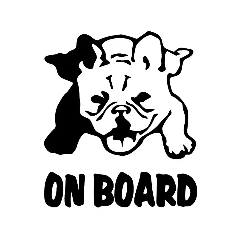 

Car Sticker French Bulldog Cute Dog Breed Car Decoration Accessories Sticker Waterproof Sunscreen Vinyl Decal, 15cm*13cm