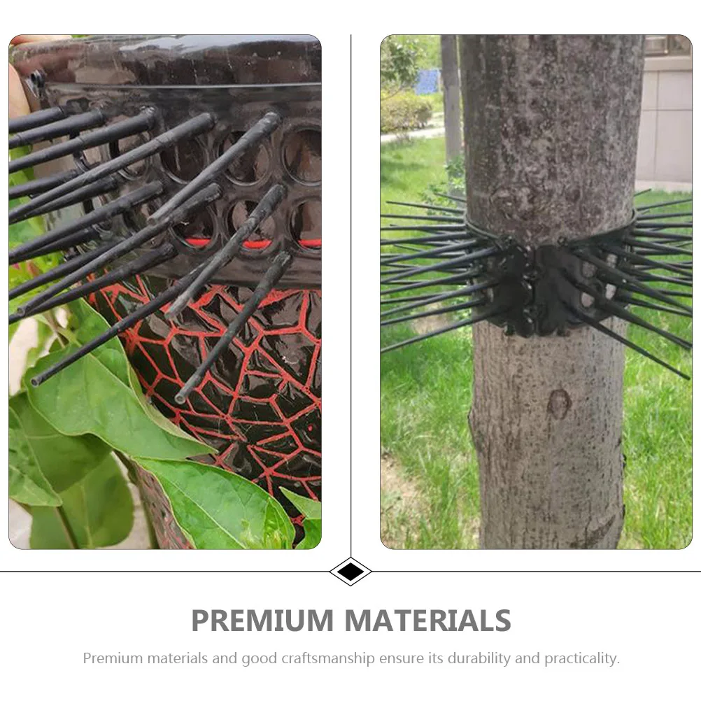 

2 pcs Spikes Barrier Mat for Courtyards Portable Deterrent Mat Gardens Durable Cat Repellent Outdoor Supplies