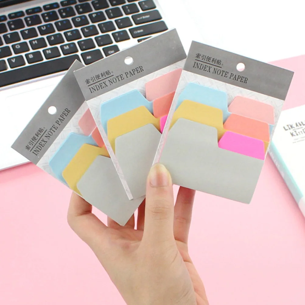 

4pcs for Bookmarks Reading Tags Highlighting Pages Documents Memo Tabs Paper Pad Notebooks Index Tab
