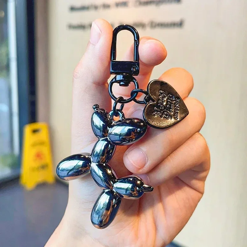 Y2K Balloon Dog Keychain Models for Girls Sweet Ins Style Balloon Dog Phone Chain Key Buckle Accessories Bag Pendant Toys New image 3