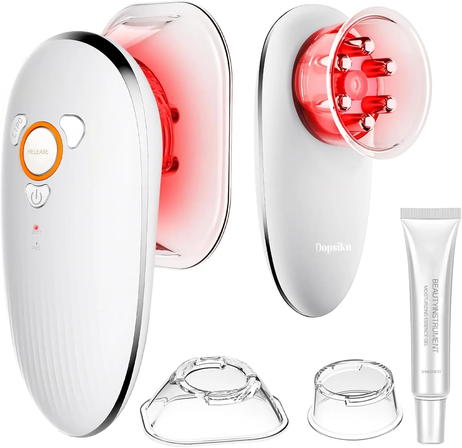 

Red Light Therapy Body Sculpting Machine with Cupping & Cellulite Massage, 2 Cups, Gift for Women