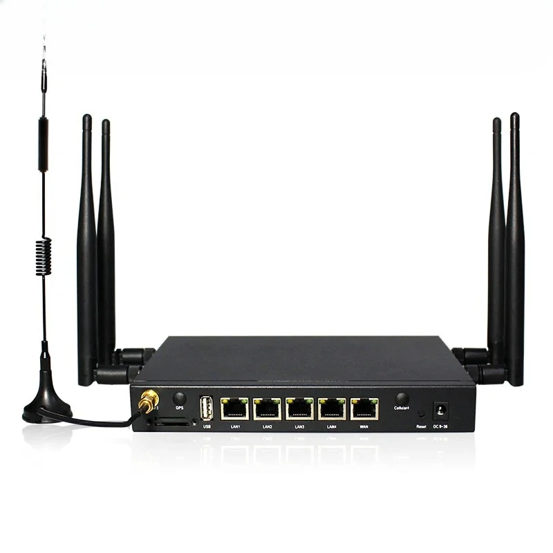 Lte Cellular Router With Sim Card Wifi4G 5G Router 1000Mbps Lan/Wan M2M Vpn Industrial Iot Gateway 4G