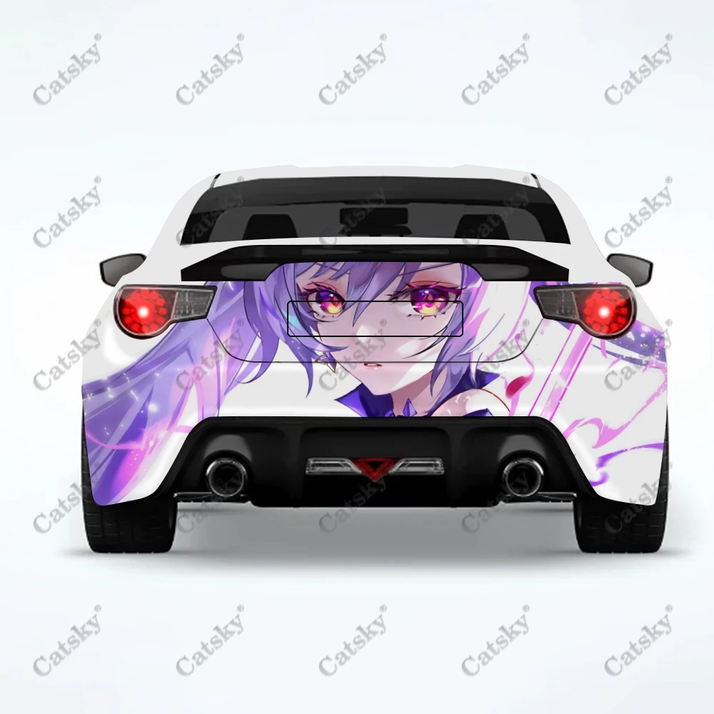 Genshin Impact anime Car stickers truck rear tail modification painting suitable for truck pain packaging accessories decals