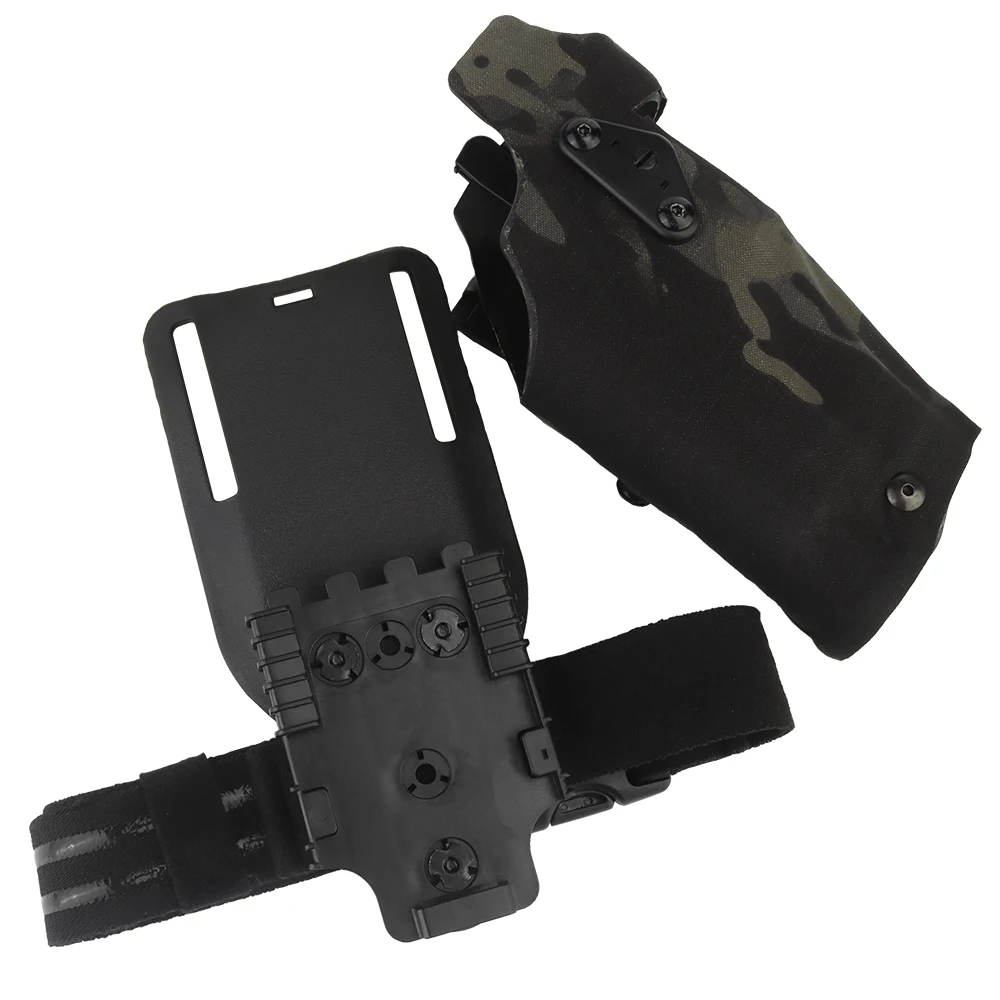 6354DO Taktisches Holster für Glock 17 mit X300/X300U Surefir Ultra Taschenlampe Jagd Airsoft Universalholster Rechts-/Linkshänder – Detail 20