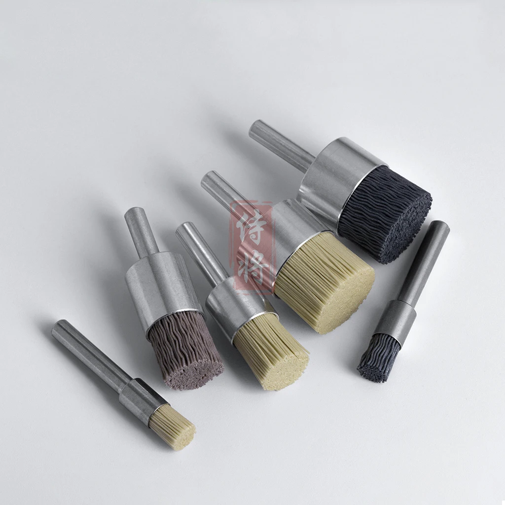 High Quality Alumina Ceramic Fiber Diamond Grinding Brush For Removing Flat Burrs Knifestripe Precision Polishing