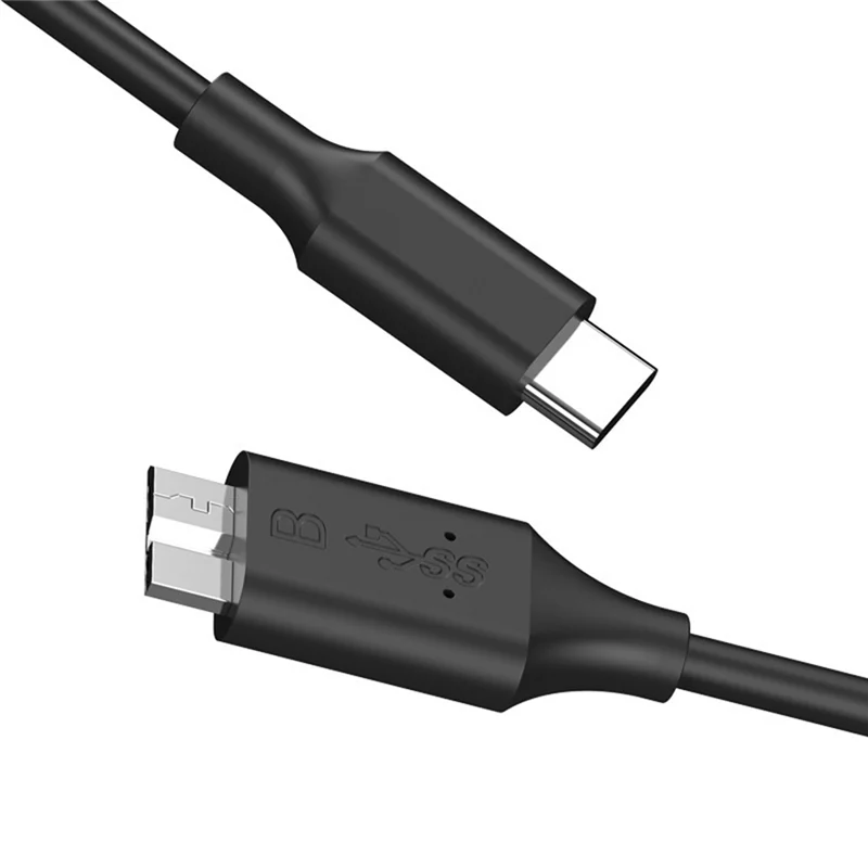 A32T-Reliable USB Type-C Connector To Micro-B Cable For SSD External Hard Drive And Camera