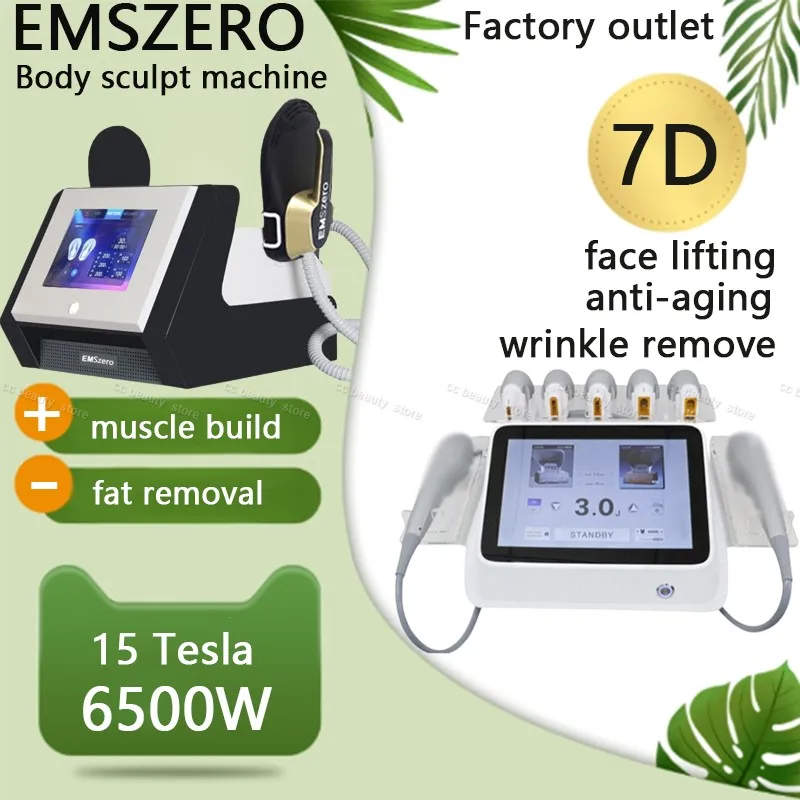 

15 Tesla ems body sculpt RF machine Emszero body slim weight loss hiemt 6500W ems muscle stimulation fat burning beauty device