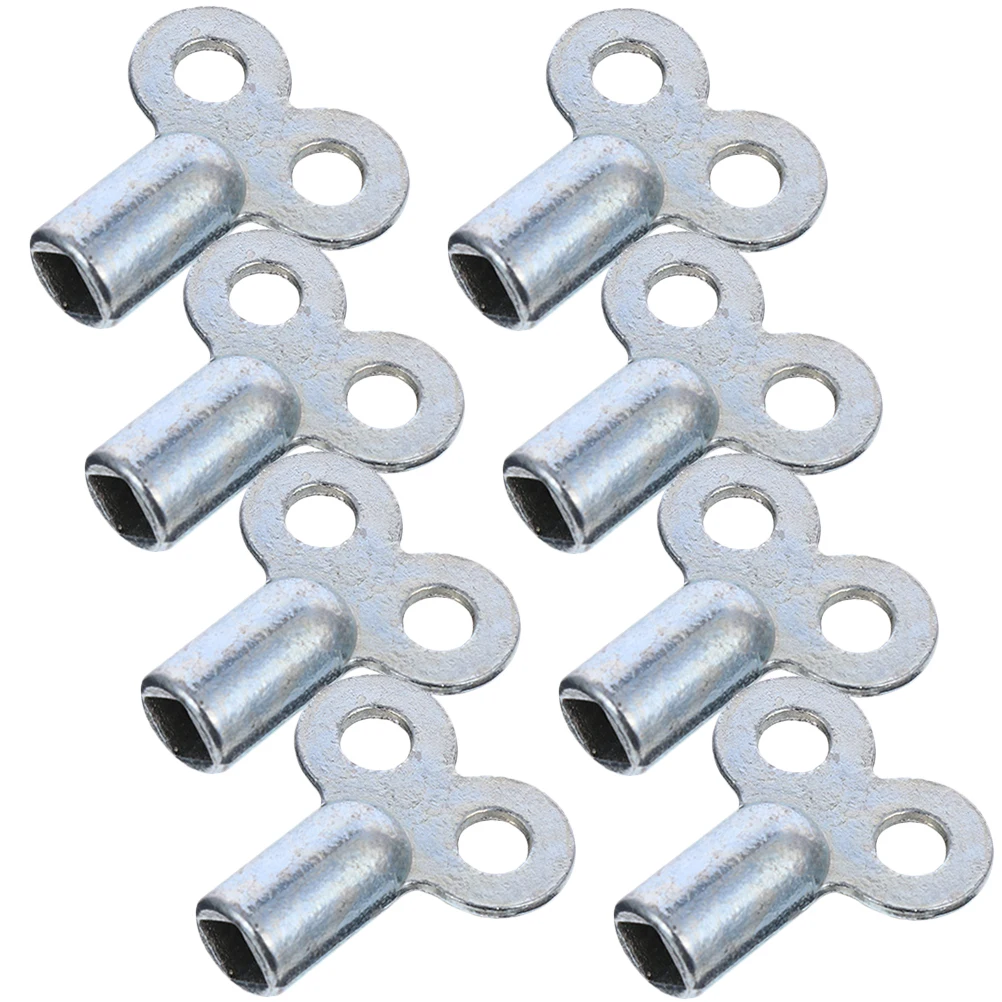 

8pcs Radiator Bleed Keys Square Hole Durable Zinc Alloy Exhaust Valve Tools Universal Plumbers Socket Meter Box Heater Vent