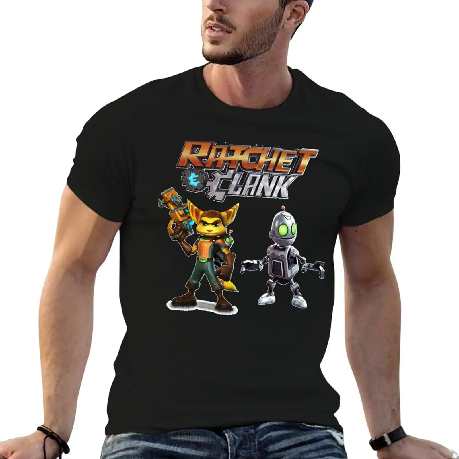 

Ratchet and Clank T-Shirt funny t shirts cotton t shirts for man cotton man tshirt T-shirt
