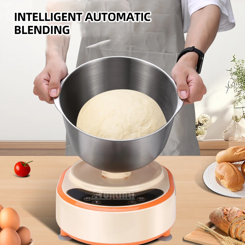 Миксер для еды из нержавеющей стали, интеллектуальный электрический миксер для теста, автоматический миксер для ферментации муки, Misturador De Massa De Pão