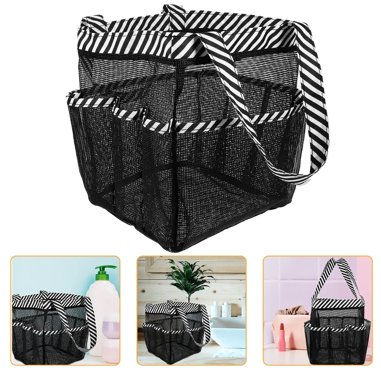 Bolsa de lavado de gran capacidad, organizador de artículos de tocador de viaje, bolsa de almacenamiento portátil para mujer, bolsa de maquillaje con doble cremallera, impermeable