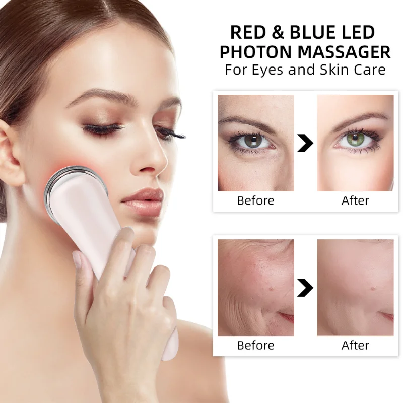 EMS مدلك الوجه مصباح ليد العلاج سونيك أيون الاهتزاز شد الجلد شد الوجه المضادة للتجاعيد جهاز الجمال أداة العناية بالبشرة