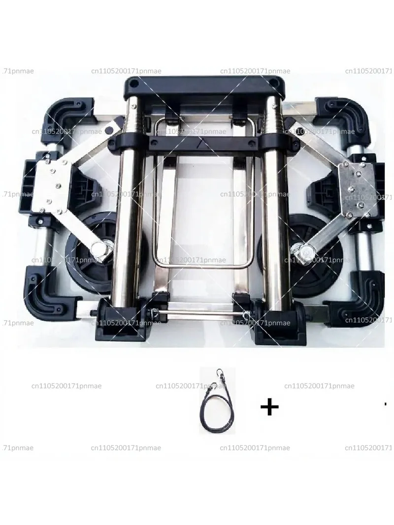 Foldable Mini Trolley Cart, Portable Lightweight Shopping Cart, Compact Utility Wagon for Home and Grocery Use
