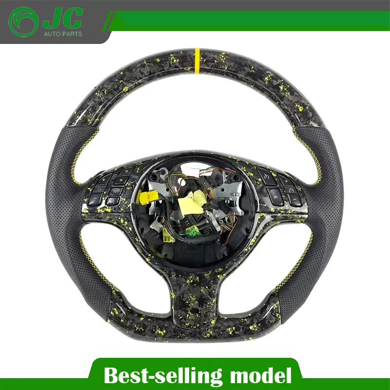 

Кованое рулевое колесо из углеродного волокна для BMW E70 E71 X1 X5 X6 E90 E91 E92 E93 E81 E82 E87 E88 E84 Обновление аксессуаров для интерьера