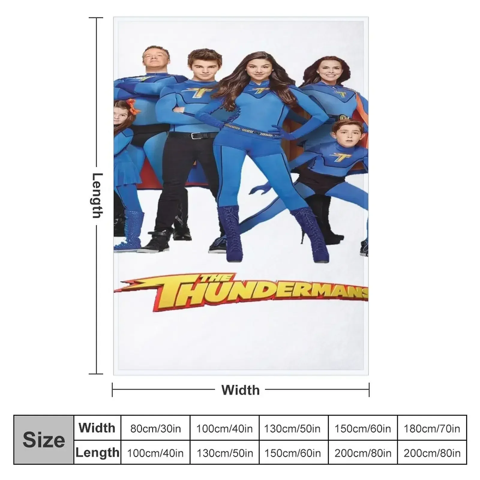 The Thundermans Throw Blanket christmas gifts Giant Sofa Flannel Bed Fashionable Designers Vintage Blankets