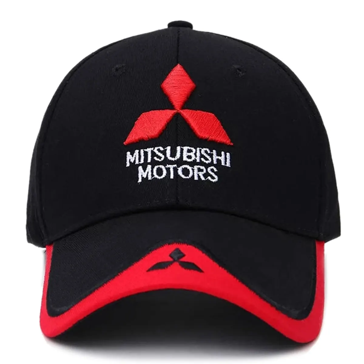 Unisex Mitsubishi Embroidery Baseball Caps Spring and Autumn Outdoor Adjustable Casual Hats Sunscreen Hat