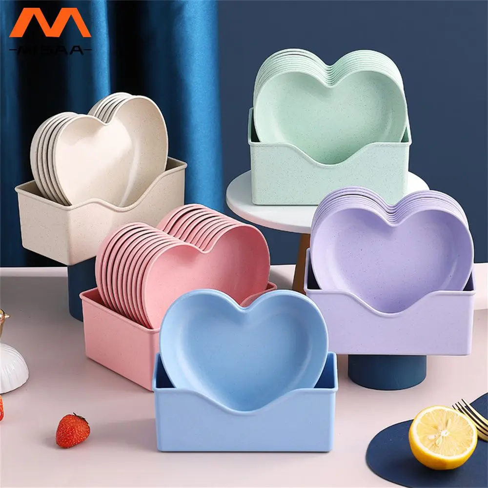 Household Multi-function Table Portable Save Space Smooth Spitting Bone Dish Classification Food Grade Fruit Dish No Fading