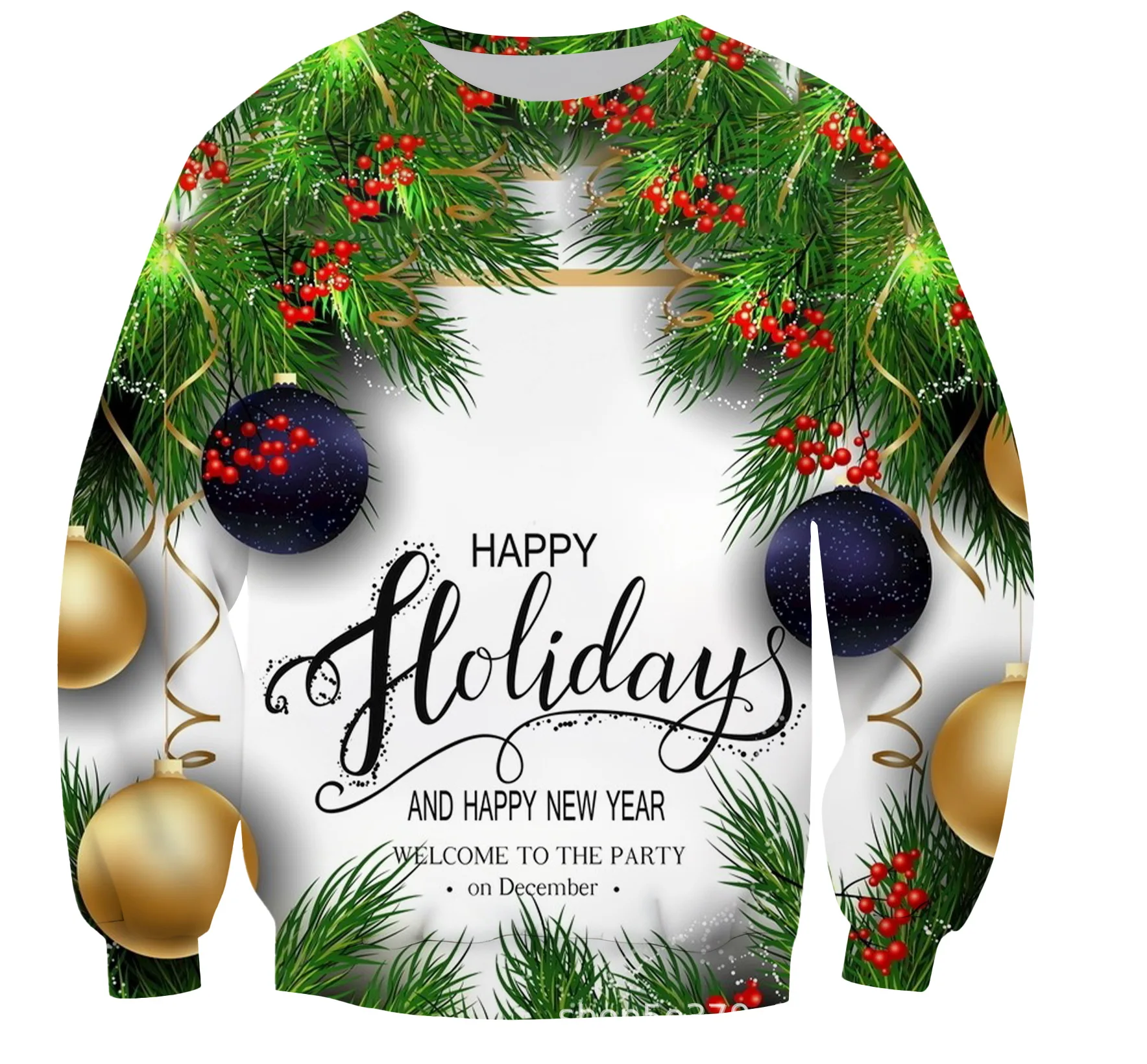 

New 3D Printing Christmas Fashion Men Women Tracksuits Crewneck Hip Hop Sweater Plus Size S-7XL Harajuku Seasons Casual HOT