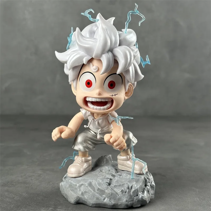 16.5cm One Piece Anime Figure Gk Surprised Sun God Nika Luffy Boxed Desktop Pvc Model Anime Peripheral Home Ornaments Toy Doll