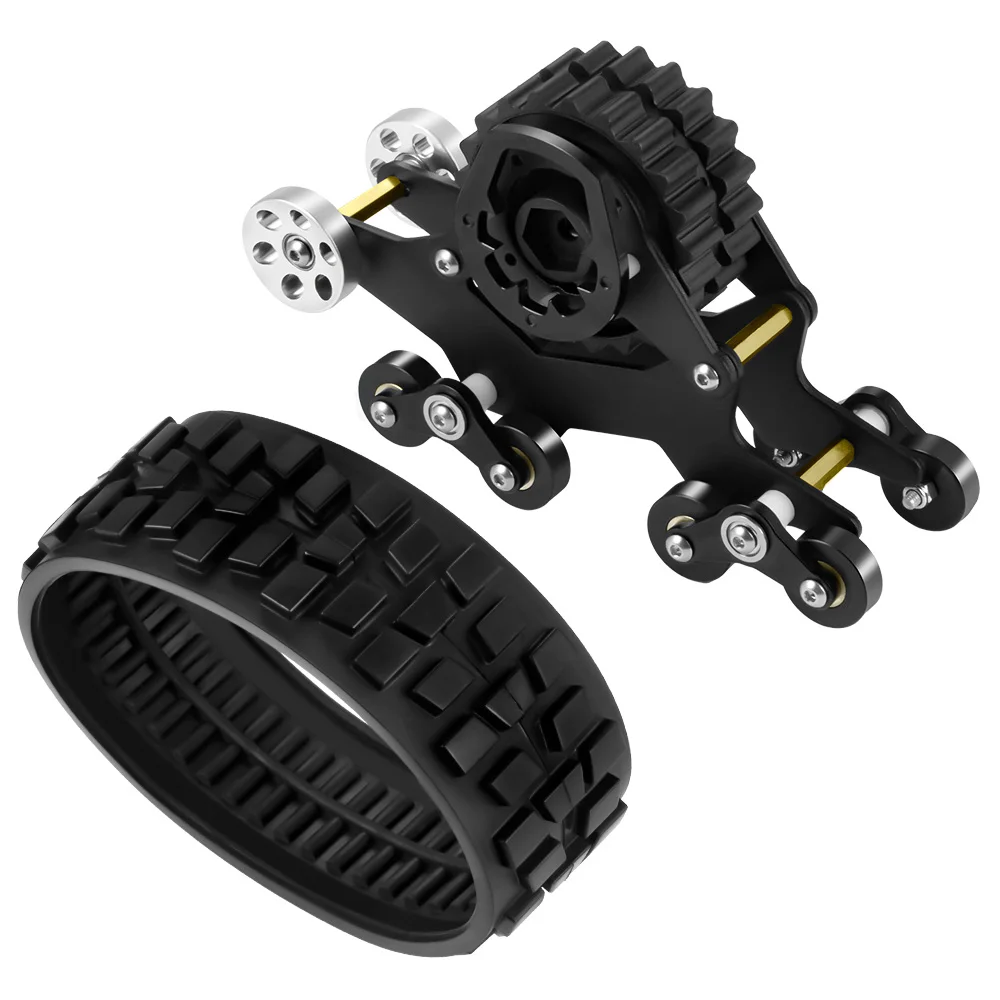 AXSPEED RC Car Snow Tires All Terrain Tracks Wheels Sandmobile Conversion for 1/10 Axial SCX10 TRX4 D90 Accessories