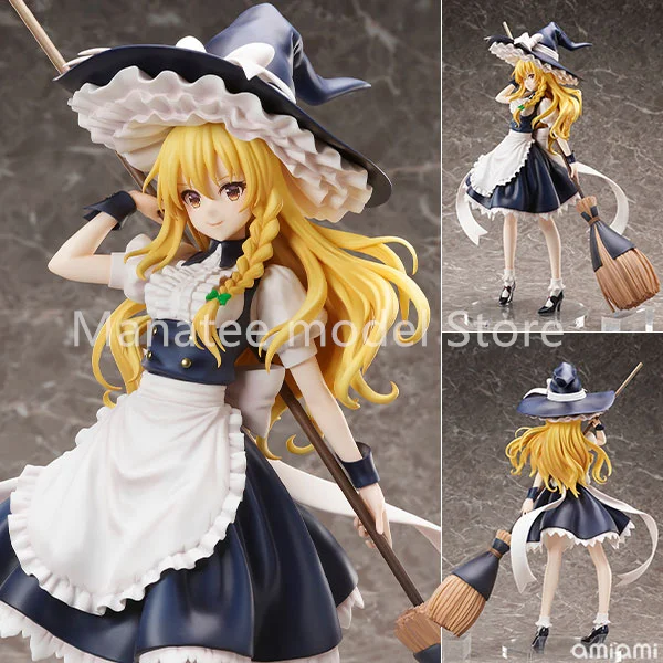 

БЕСПЛАТНО Оригинал: B-STYLE Touhou Project Marisa Kirisame 1/4 ПВХ Фигурка Аниме Модель Коллекция игрушек Кукла Подарок