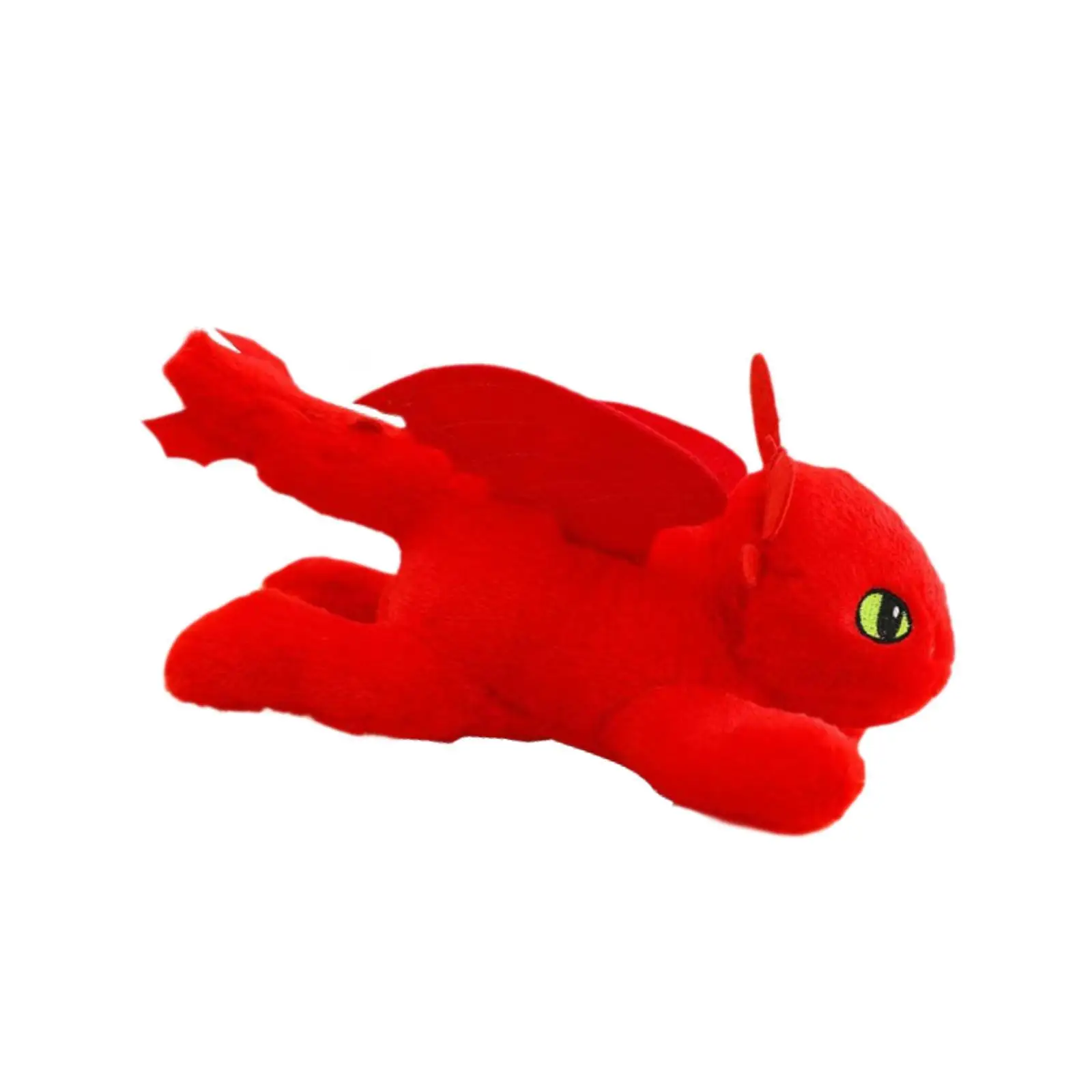 Generic Car Roof Decoration Flying Dragon Statue Self Adhesive Red Plush Toy