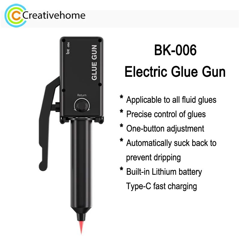 TBK BK-006 Electric Glue Gun Rechargeable Handheld Glue Gun For Mobile Phone Screen & Frame Adhesive Repair Tool