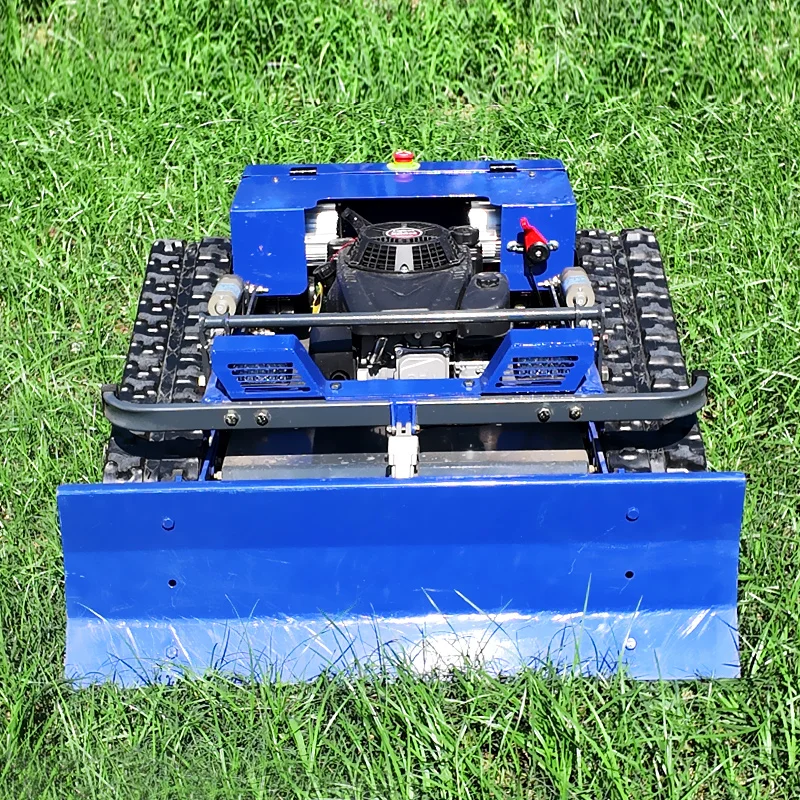 맞춤형 대형 디젤 소형 로봇 잔디깎이 절단 폭 550MM 원격 제어 크롤러 잔디깎이 플레일 모어