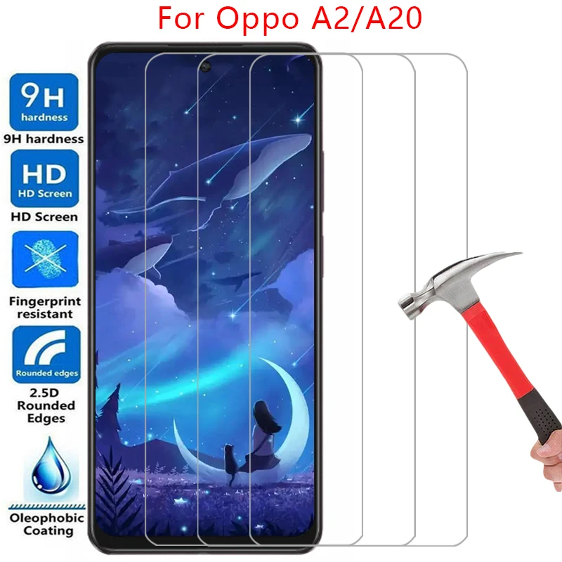 phone case for oppo a2 a20 tempered glass screen protector on oppoa2 oppoa20 a 2 20 2a 20a 5g back cover 360 opp opo oppa appo