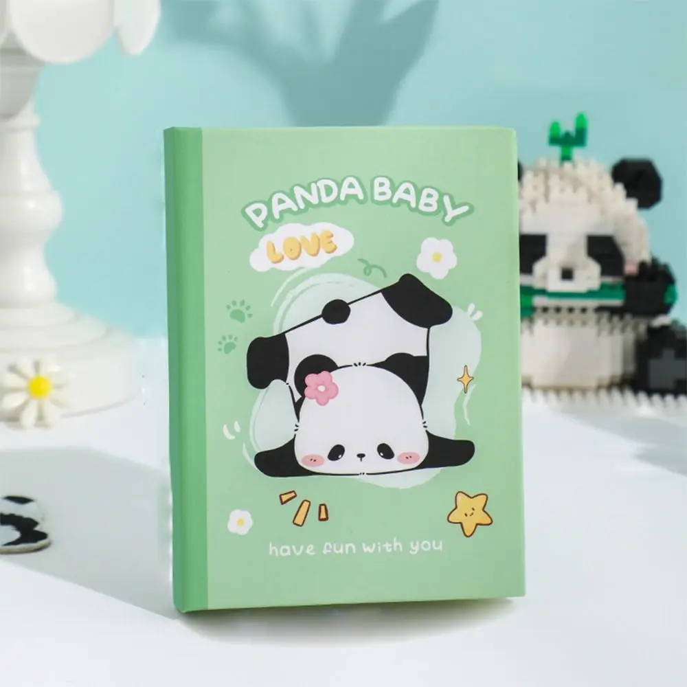 Memo Diary Planner A7 Mini Pocket Notebook Thickening Taking Notes Agenda Organizer Panda Pattern Diary Notebook Office Supply