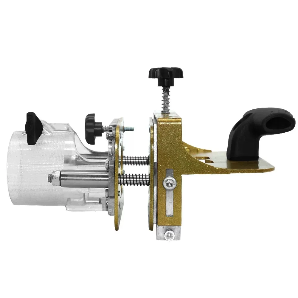 Mortising Jig for 65mm Trimming Machine 2 in 1 Slotting Bracket Invisible Fasteners Punch Locator Linear Track Woodworking Tools