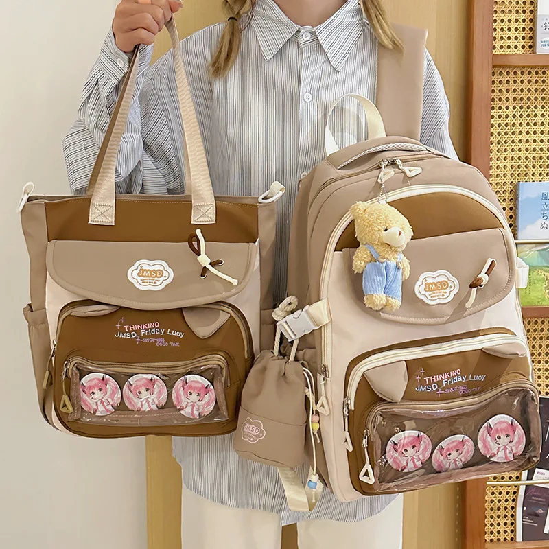 

Kids Backpack for Women Large Capacity School Bags Cute Backpacks Casual Cartoon Backpack Designer Bags Class Bag for Girl Sac