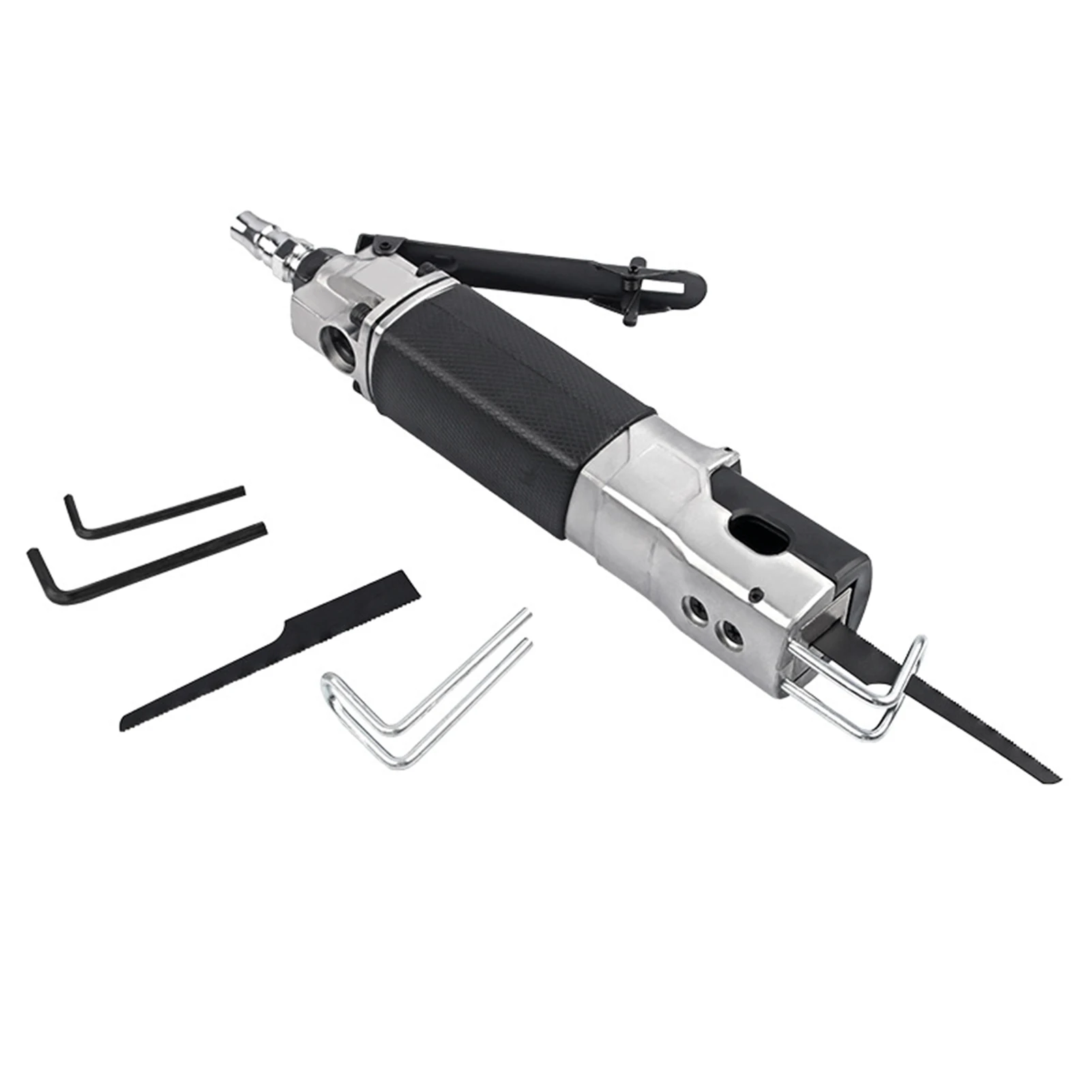 

Pneumatic Air Reciprocating Saw Straight Scroll Cut Air Body Saw Aluminum Alloy Hacksaw Cutting Tool Car Sheet Metal Cutting Saw